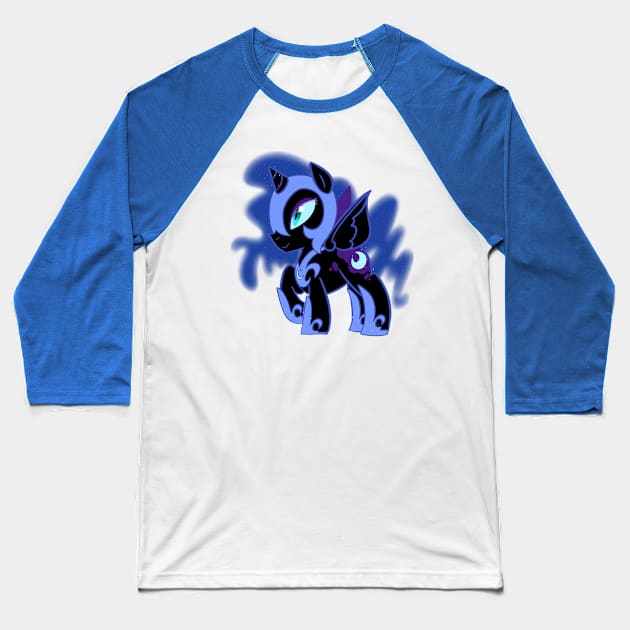 Chibi Nightmare Moon Baseball T-Shirt by Gavs_Art